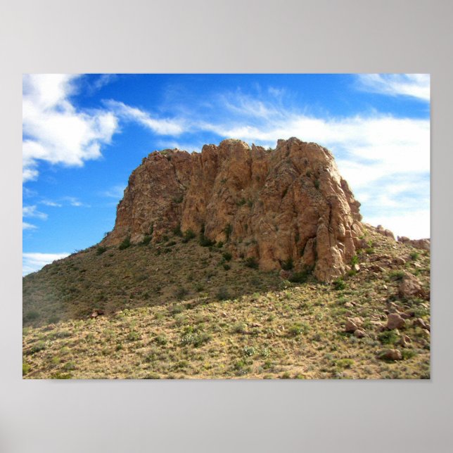 Affiche Grapevine Hills Promontory, Texas (Devant)
