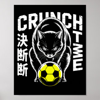 Affiche Graphic Soccer Cat - Motivational Wall Art