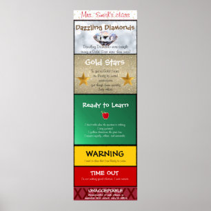 Affiche Graphique à clips en classe