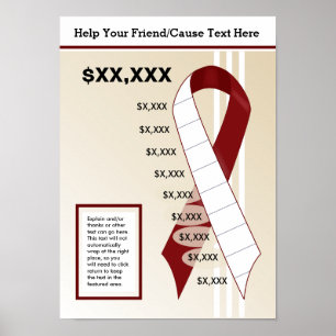 Affiche Graphique à ruban de Bourgogne