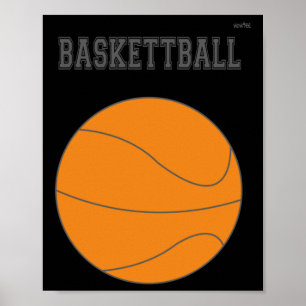 Affiche Graphique de basket-ball #1