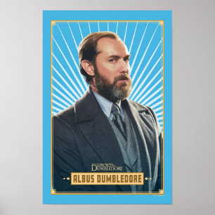 Affiche Graphique de caractères Albus Dumbledore