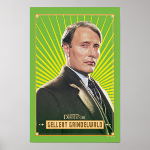 Affiche Graphique de caractères Gellert Grindelwald