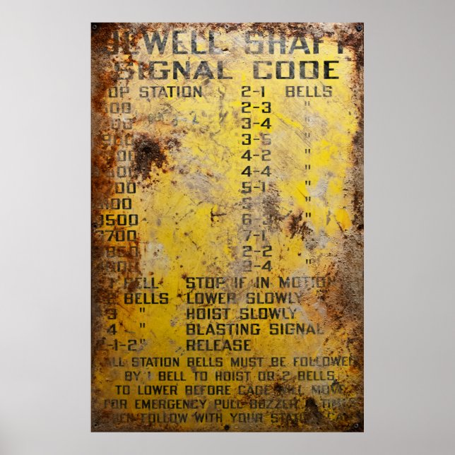 Affiche Graphique de communication de l'arbre de mine (Devant)