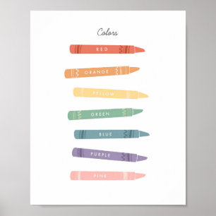 Affiche Graphique de couleurs Illustration Classe Montesso