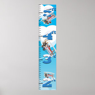 Affiche Graphique de croissance Bi-Plane
