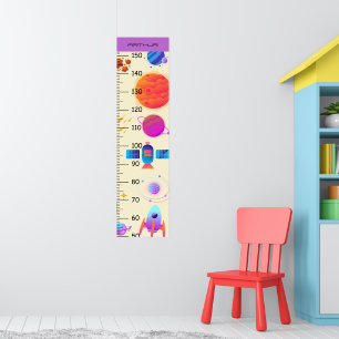 Affiche Graphique de croissance de l'espace et des fusées