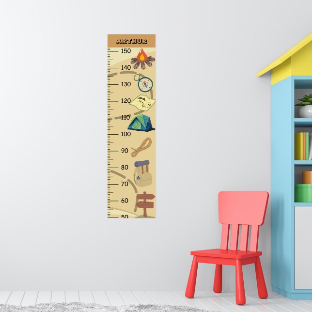 Affiche Graphique de croissance du camping (Pépinière 1)