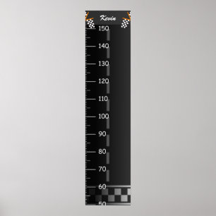 Affiche Graphique de croissance du circuit de course migno