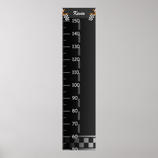 Affiche Graphique de croissance du circuit de course migno (Devant)