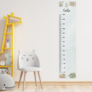 Affiche Graphique de croissance personnalisé avec monogram