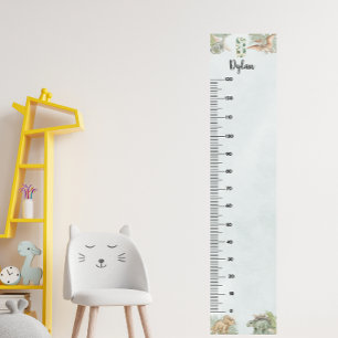 Affiche Graphique de croissance personnalisé avec monogram