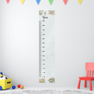 Affiche Graphique de croissance personnalisé avec monogram