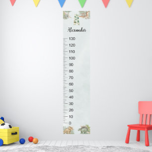 Affiche Graphique de croissance personnalisé avec monogram