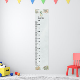 Affiche Graphique de croissance personnalisé avec monogram