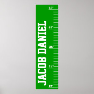 Affiche Graphique de croissance personnalisé - Champ