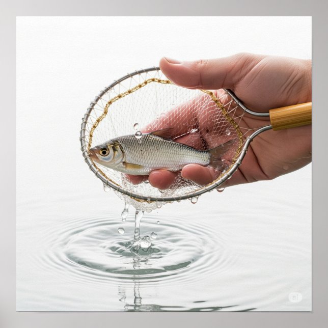 Affiche Graphique de filet de poisson