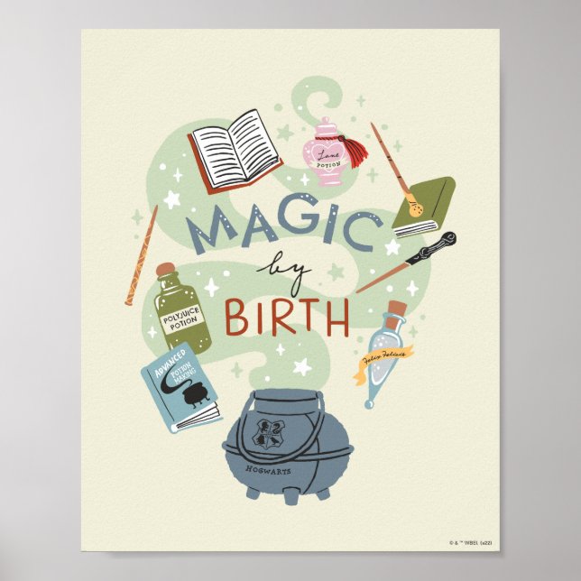 Affiche Graphique de la magie par naissance (Devant)
