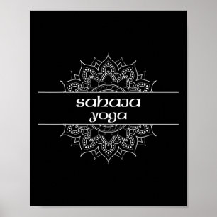 Affiche Graphique de mandala de type Sahaja Yoga