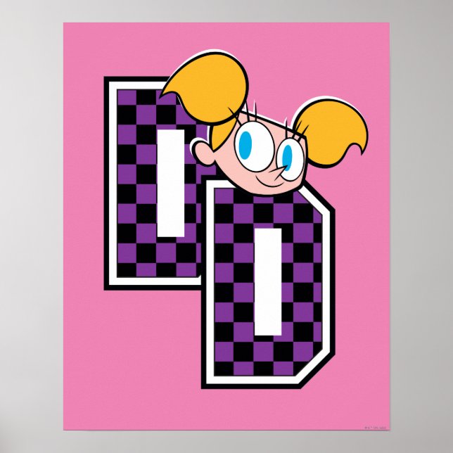 Affiche Graphique des lettres de Dee Dee Athletic (Devant)