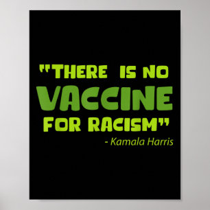 Affiche Graphique d'Humour amusant vacciné Kamala Harris C