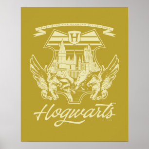 Affiche Graphique du bouclier ailé HOGWARTS™