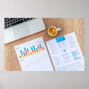 Affiche Graphique graphique finance données financières