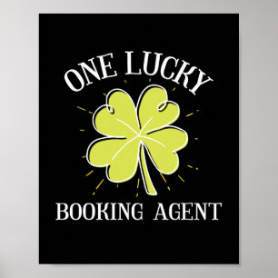 Affiche Graphique Jour de la Saint Patrick Pour Un Agent D