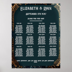 Affiche Graphique mariage du siège