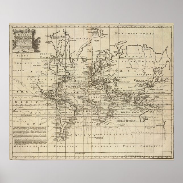 Affiche Graphique mondial (Devant)