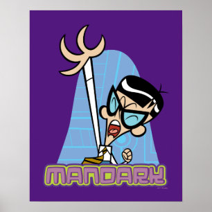 Affiche Graphique Nom de caractère Mandark