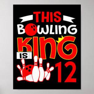 Affiche Graphique pour enfants 12e anniversaire - Ce roi b