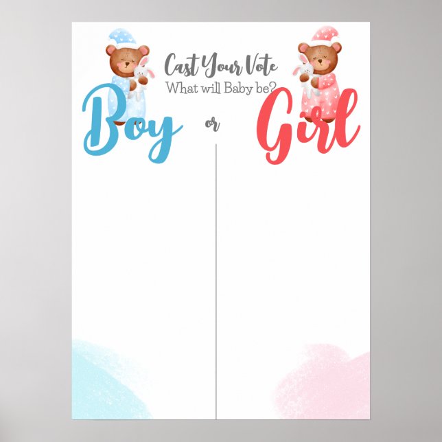 Affiche Graphique pour garçon ou fille avec planche en mou (Devant)