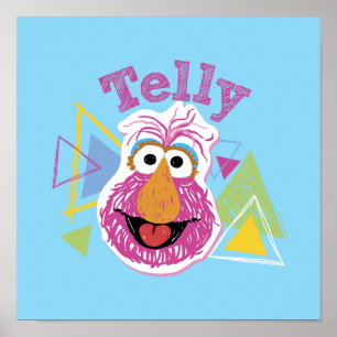 Affiche Graphisme amusant de Telly Monster