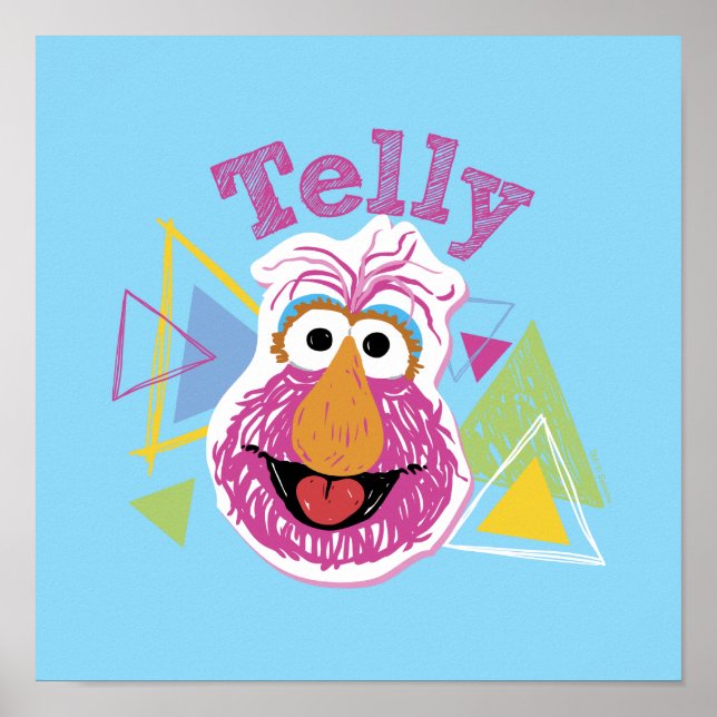 Affiche Graphisme amusant de Telly Monster (Devant)