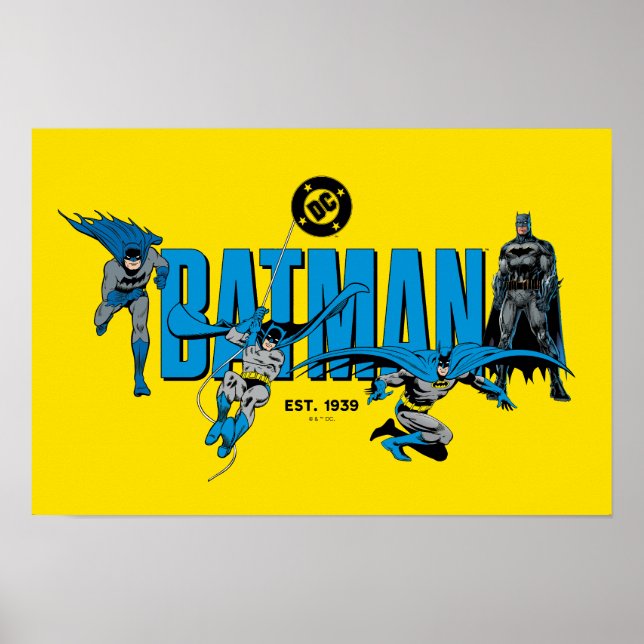 Affiche Graphisme Batman Legends Forever (Devant)