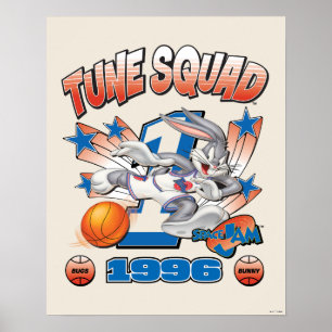 Affiche Graphisme de basketball SPACE JAM™ BUGS BUNNY™ #1