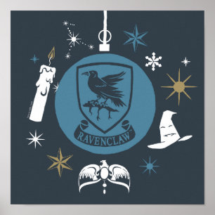 Affiche Graphisme de Boule de Noël RAVENCLAW™