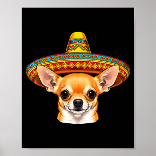 Affiche graphisme de Chihuahua - fête des amateurs de chih