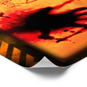 Affiche graphisme de SlipperyJoe gritt Happy Halloween jag