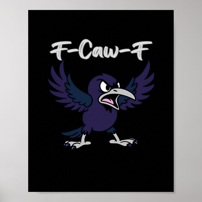 Affiche Graphisme esthétique F-Caw-F (Devant)