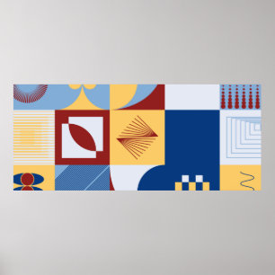 Affiche Graphisme numérique conception graphique de motif 