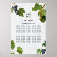 Graphisme Vignoble Ile grecque Mariage Carte de si