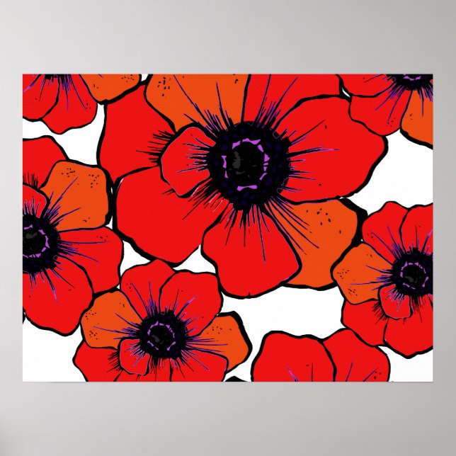 Affiche Gras Rouge orange (Devant)