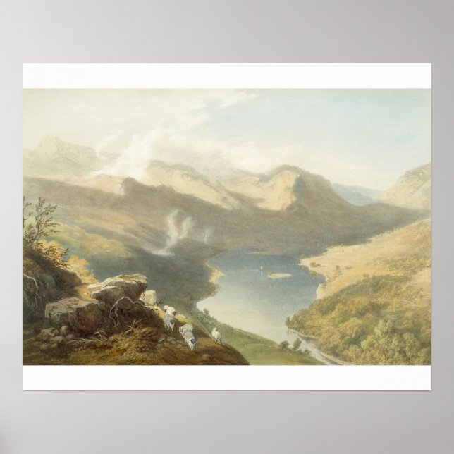 Affiche Grasmere from Langdale Fell, from 'The English Lak (Devant)