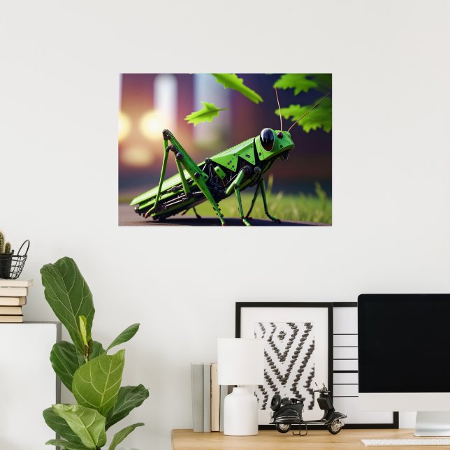 Affiche Grasshopper mécanique (Bureau à domicile)