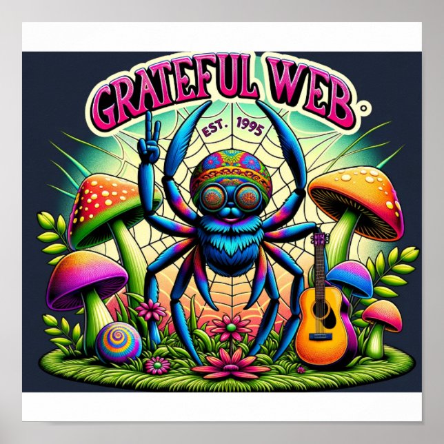 Affiche Grateful Web - Spydye7 (Devant)