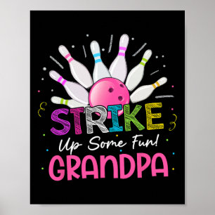 Affiche Grattez Un Grand-Père Amusant De La Fille Annivers