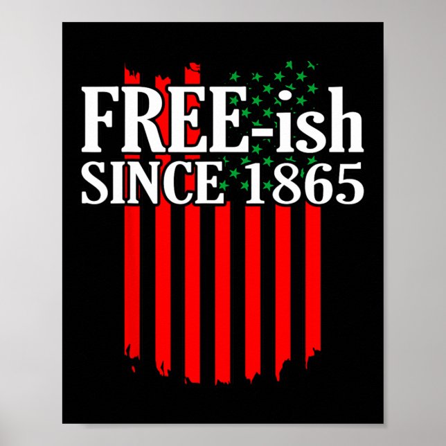 Affiche Gratuit Depuis 1865 Junetdix Mois de l'Histoire No (Devant)