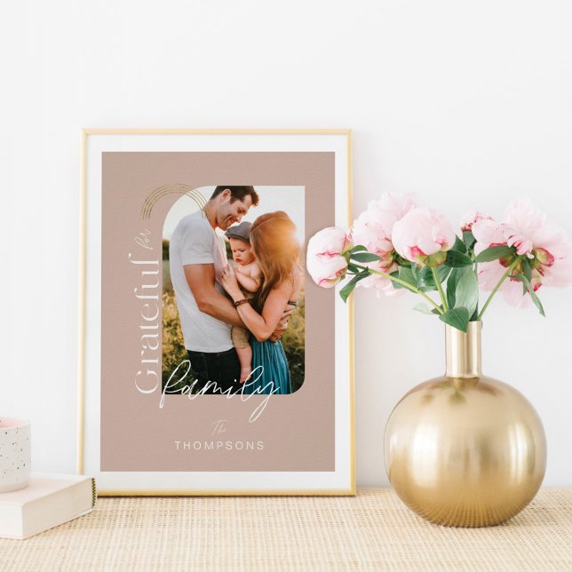 Affiche Gratuit Pour La Famille Arche Géométrique Moderne  (Créateur téléchargé)